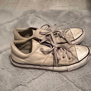 Converse Off-White Canvas Sneakers